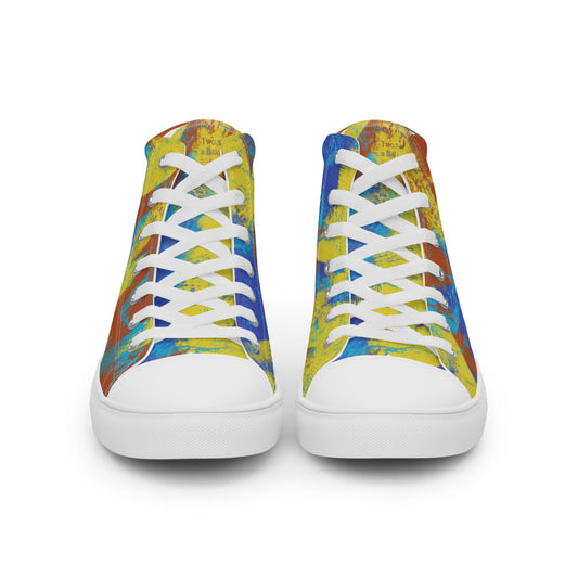 Men’s high top canvas shoes