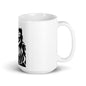 White glossy mug